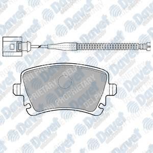 DELPHI LP1860 Fren Balatasi Arka (116mm) A4 A6 A8 04-08